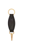 The Bridge key ring with snap hook black