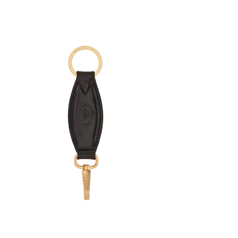The Bridge key ring with snap hook black