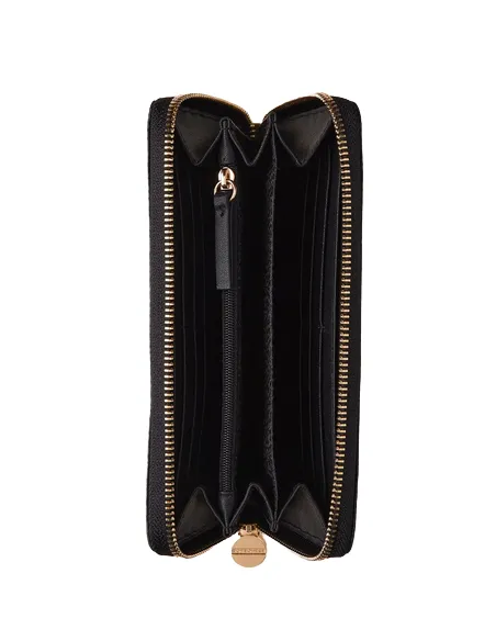 Portafogli Large con zip Borbonese dark black