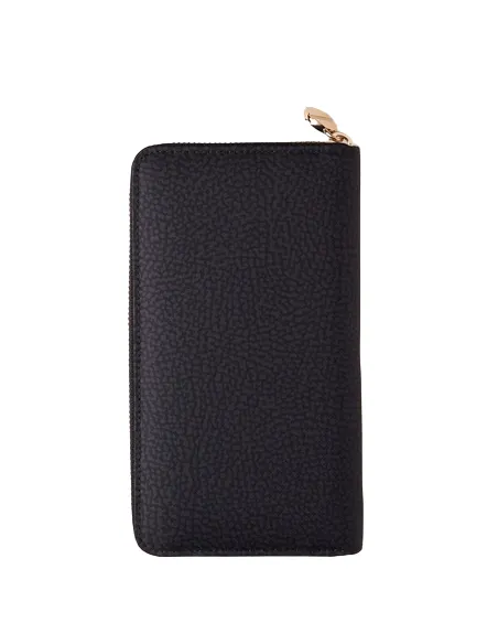 Portafogli Large con zip Borbonese dark black
