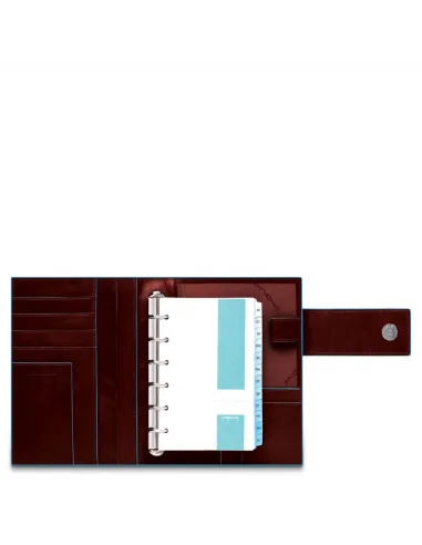 Piquadro Large leather organizer brown