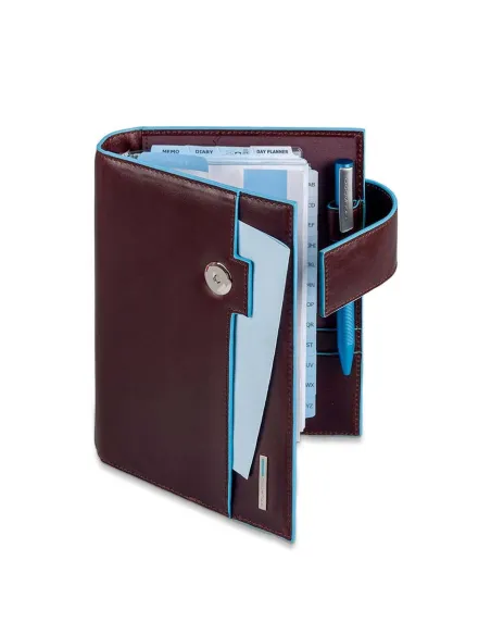 Organizer medio Piquadro Blue Square marrone