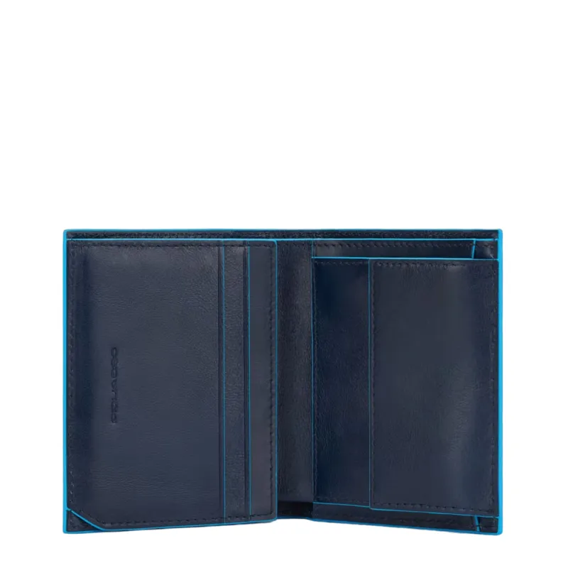 Piquadro Vertikale Herrengeldbörse mit Münzfach,... 2