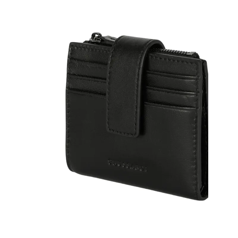 Trussardi Kleine Herrengeldbörse schwarz 2