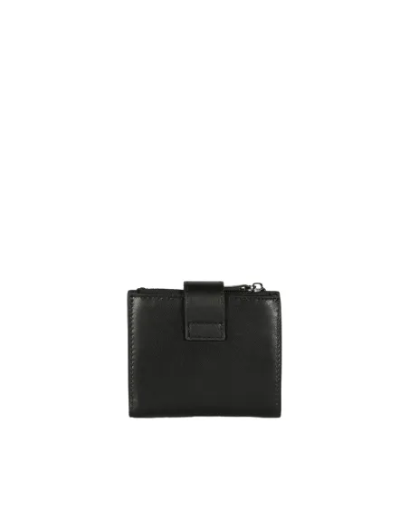 Trussardi small wallet with credit card slots black