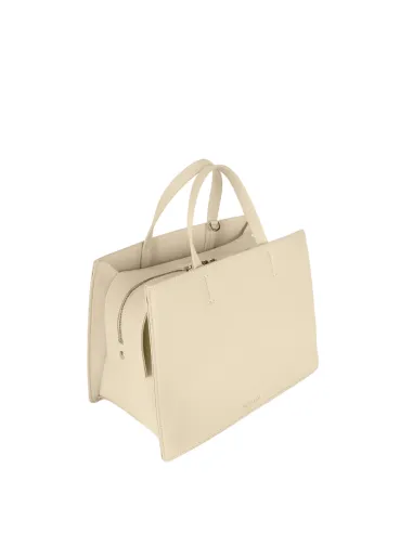 Trussardi Nadir medium handbag Parchment
