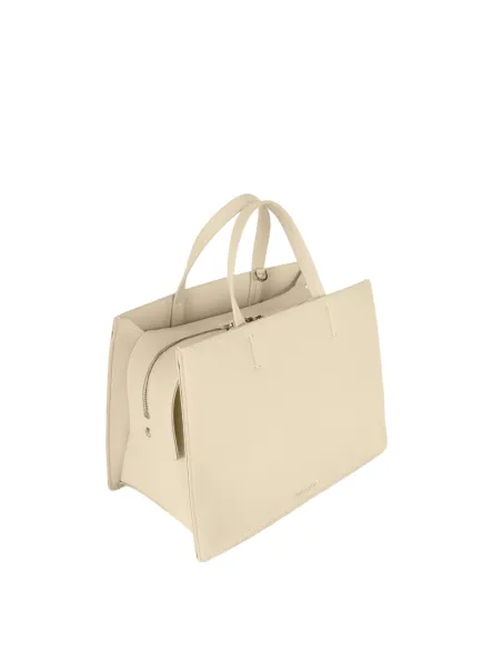 Trussardi Nadir mittlere Handtasche beige