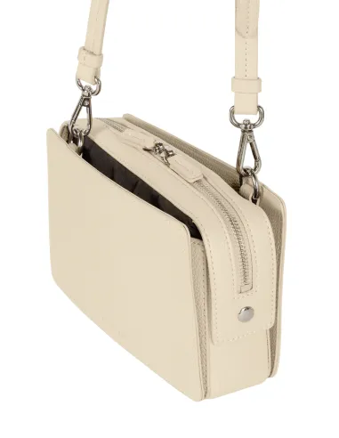 Trussardi Nadir Cross-body bag Parchment