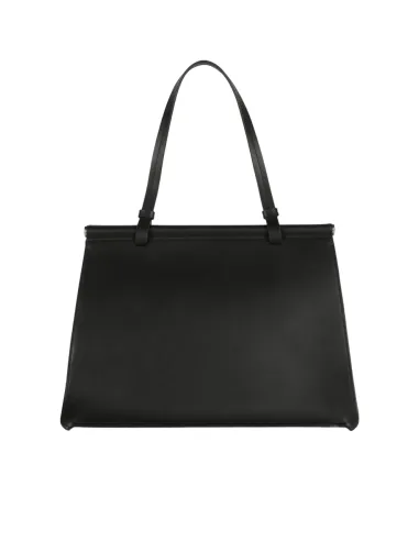 Shopping in pelle Trussardi nera