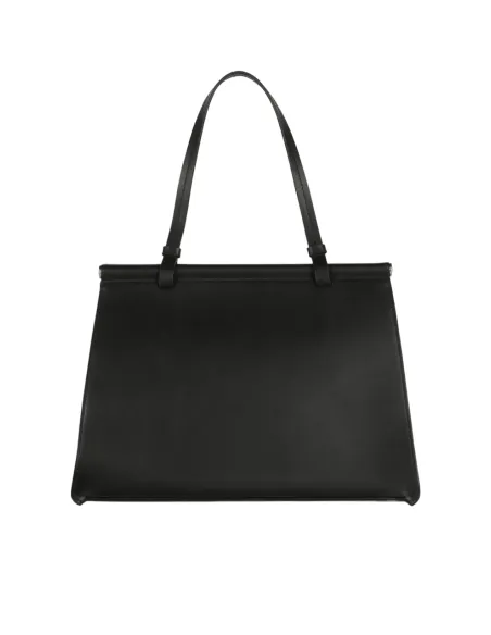 Trussardi Leder Einkaufstasche schwarz