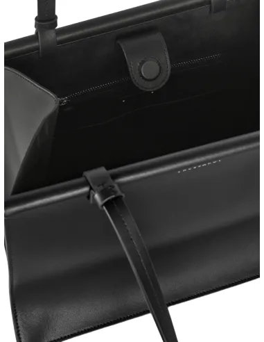 Trussardi Leder Einkaufstasche schwarz