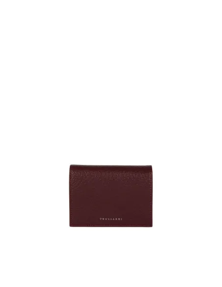 Portafogli donna Piccolo Trussardi Onyx bordeaux