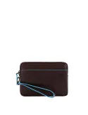 Piquadro Blue Square Revamp Leather pochette brown