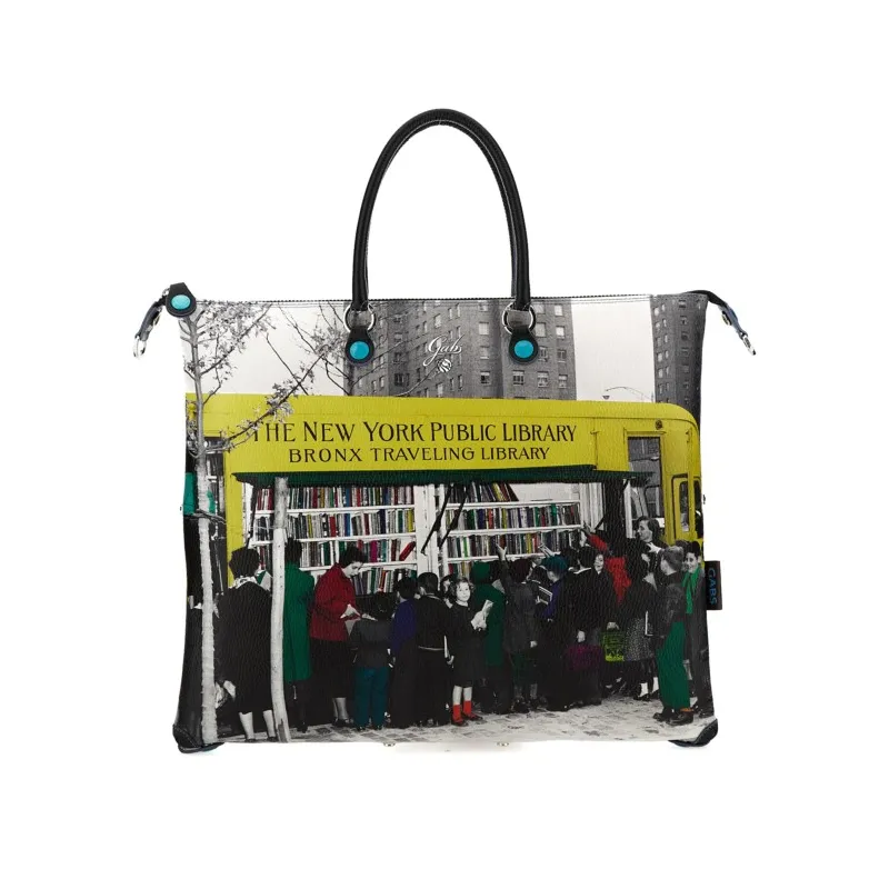 Gabs G3 M Plus Tasche NYPL Book Mobile