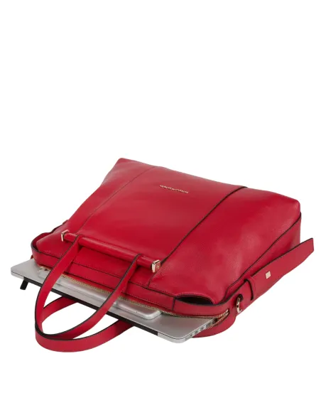 Piquadro Circle Laptop and iPad® portfolio briefcase Light brown