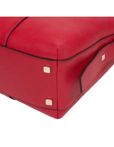 Cartella in pelle Piquadro Circle Azzurra-Cuoio