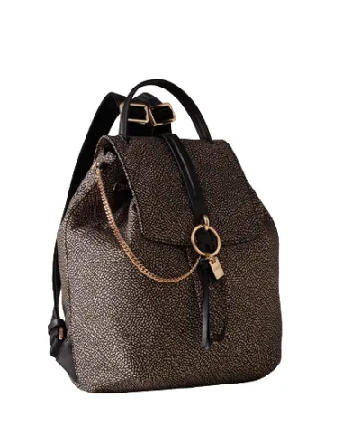 Borbonese Damenrucksack Stoff mit...