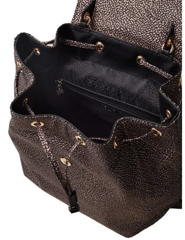 Borbonese Damenrucksack Stoff mit...