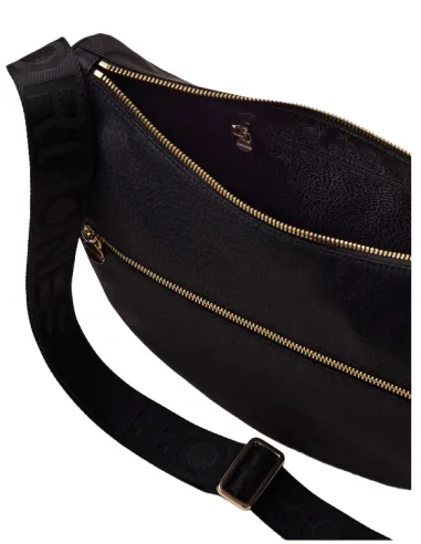 Borbonese Luna Middle dark black