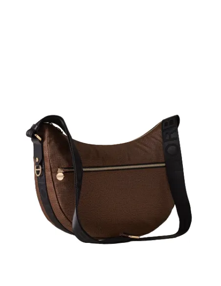 Borbonese Luna Middle chestnut-black