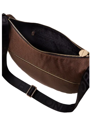 Borbonese Luna Middle chestnut-black