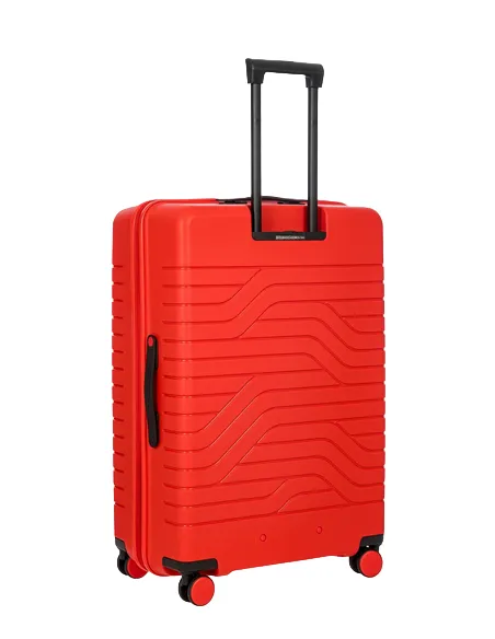 Brics Ulisse Large hard expandable suitcase red