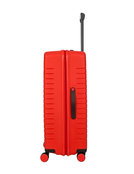 Brics Ulisse Large hard expandable suitcase red