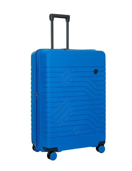 Trolley 79 cm rigido espandibile Ulisse blu elettrico