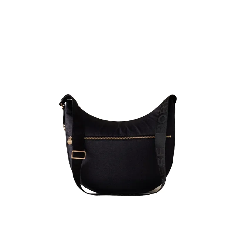 Mezza luna grande Borbonese dark black