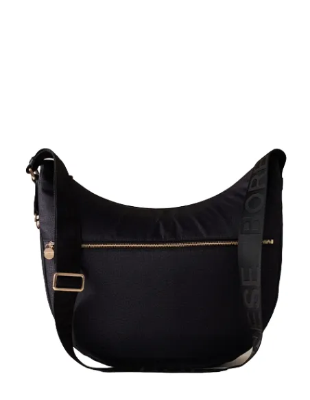 Mezza luna grande Borbonese dark black