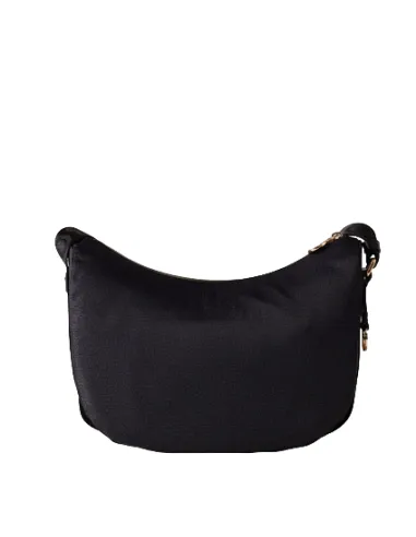 Borbonese luna bag small, dark black