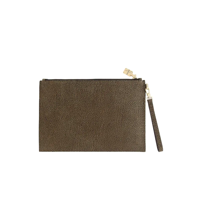 Borbonese Clutch-Tasche mit abnehmbarem Henkel 2