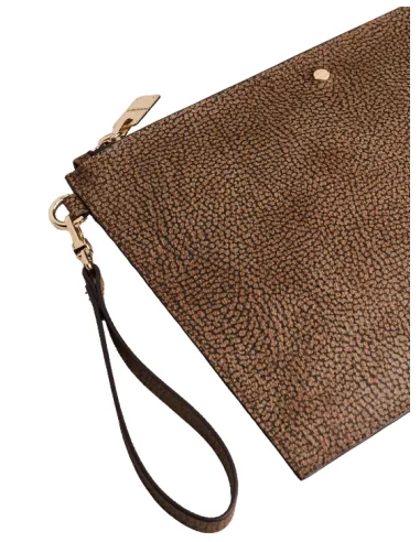Borbonese Clutch-Tasche mit...