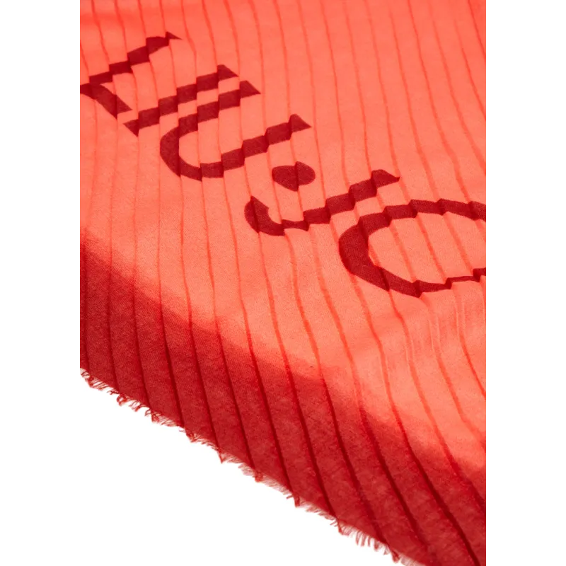 Liu Jo Degradé-Stola mit Logo rot 2