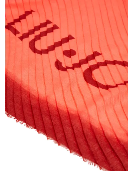 Liu Jo degradé scarf with logo red