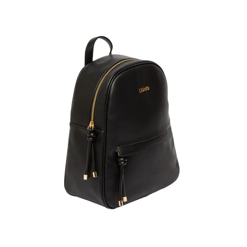 Liu Jo women's backpack with zip fastener black 2