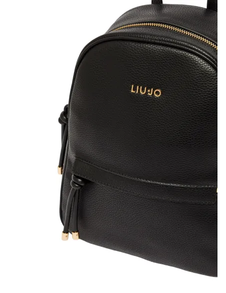Liu Jo women's backpack with zip fastener black