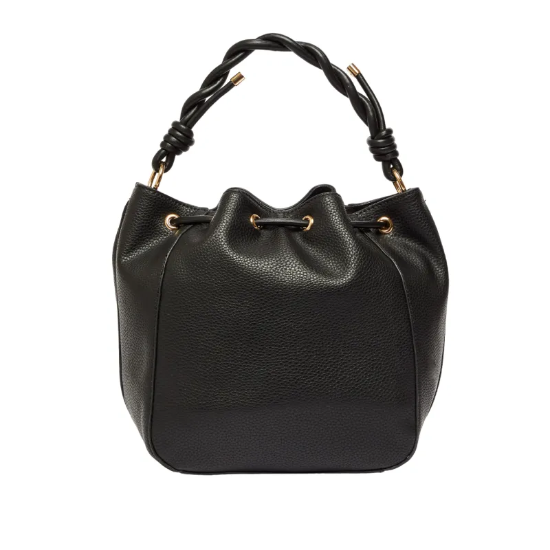 Liu Jo Bucket bag with braided handle black 2