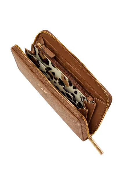 Liu Jo Women's wallet with zip closure brown