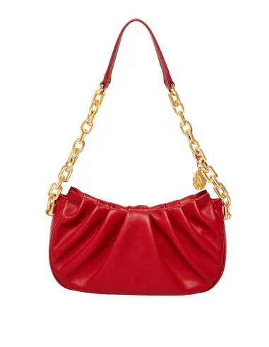 Small shoulder bag with chain...