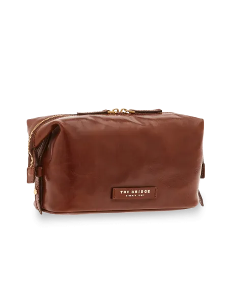 The Bridge collezione Passpartout necessaire in pelle