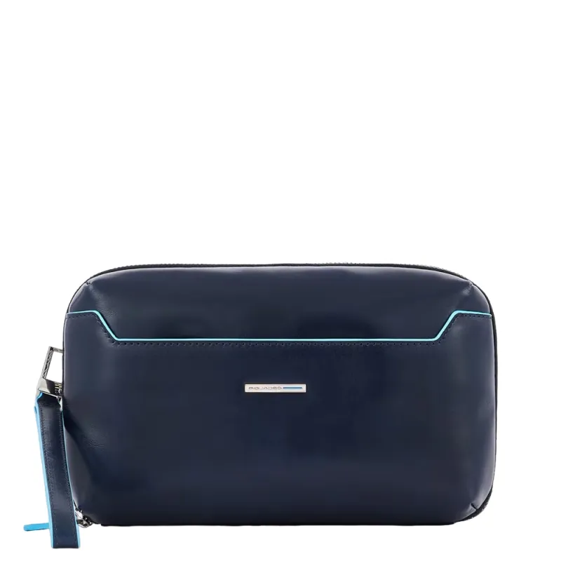 Piquadro Clutch-Tasche mit drei Fächern mit...