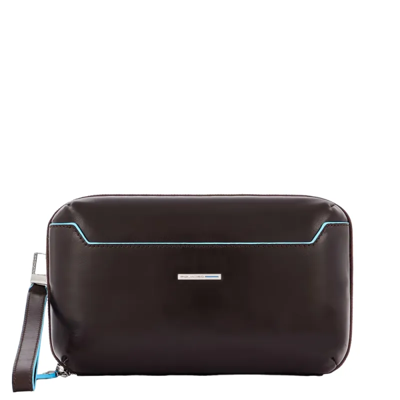 Piquadro Clutch-Tasche mit drei Fächern mit...