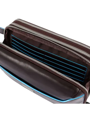 Piquadro Clutch-Tasche mit drei...