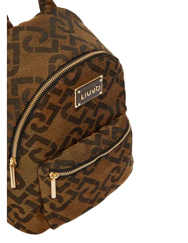 Women's backpack with logo monogram...