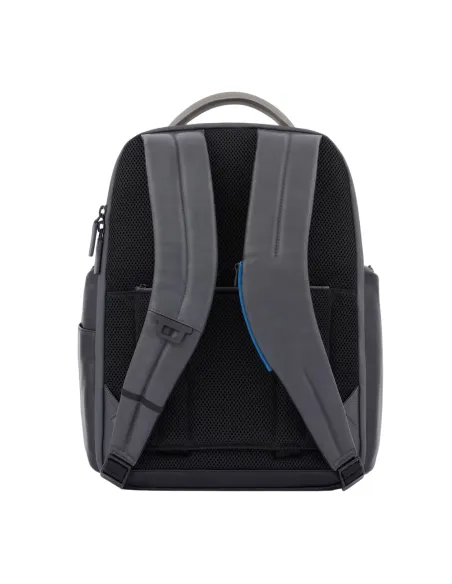 Fast-Check-Rucksack mit USB und Micro-USB-Platte Urban schwarz-grau