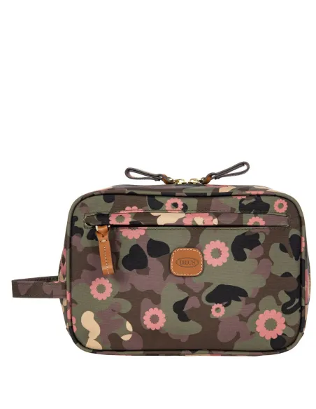 Necessaire in tessuto e pelle Brics X-Collection Camouflage