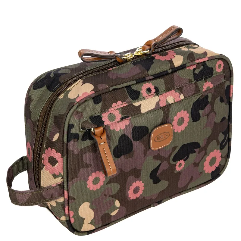 Brics X-Collection Stoff und Leder Necessaire Camouflage 2