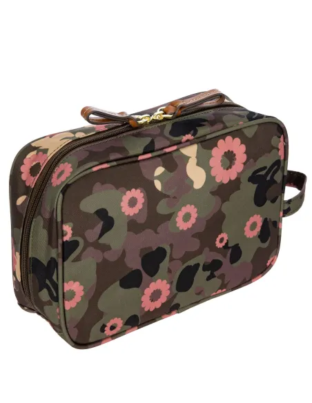Brics X-Collection fabric and leather Necessaire Camouflage