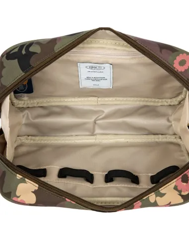 Necessaire in tessuto e pelle Brics...